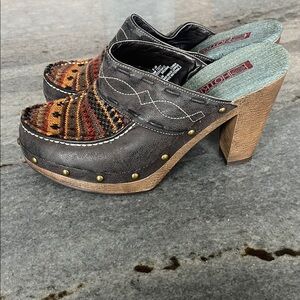 Bohemian Patterned Women's Mules